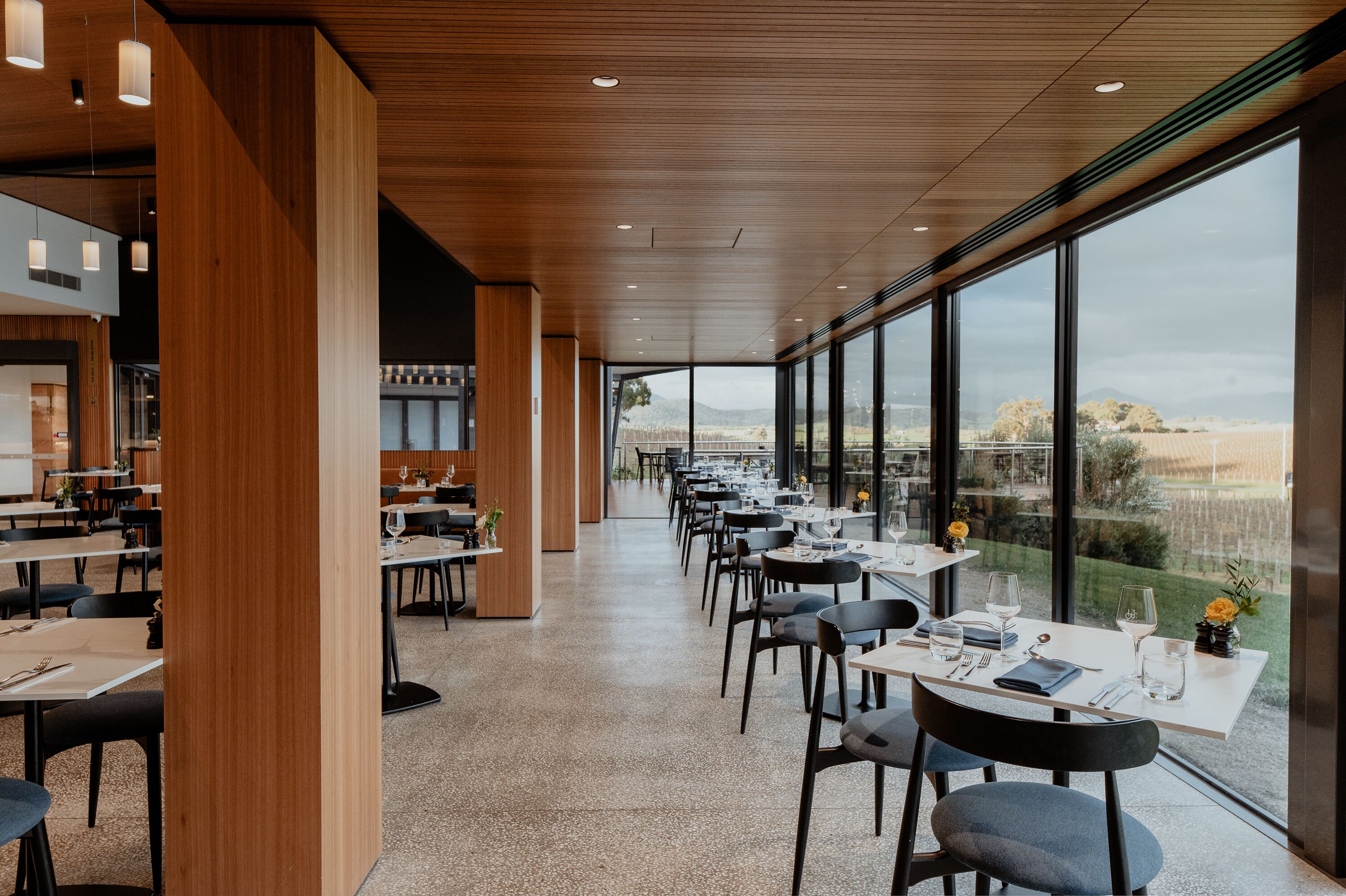 breakfast, lunch and dinner served