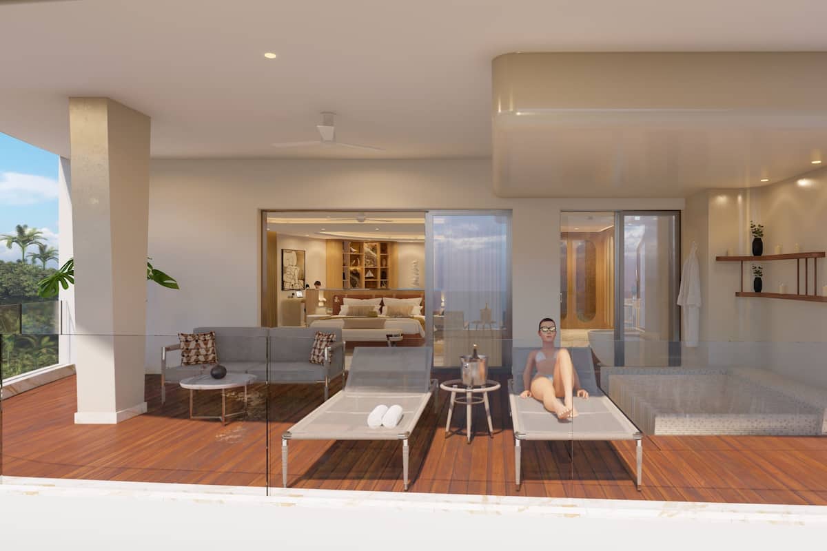 Premier kamer | Terras