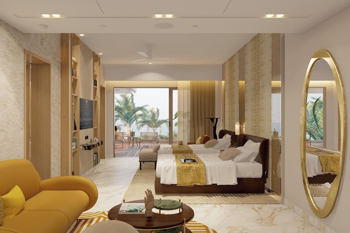 Ropa de cama de alta calidad y artículos del minibar gratis