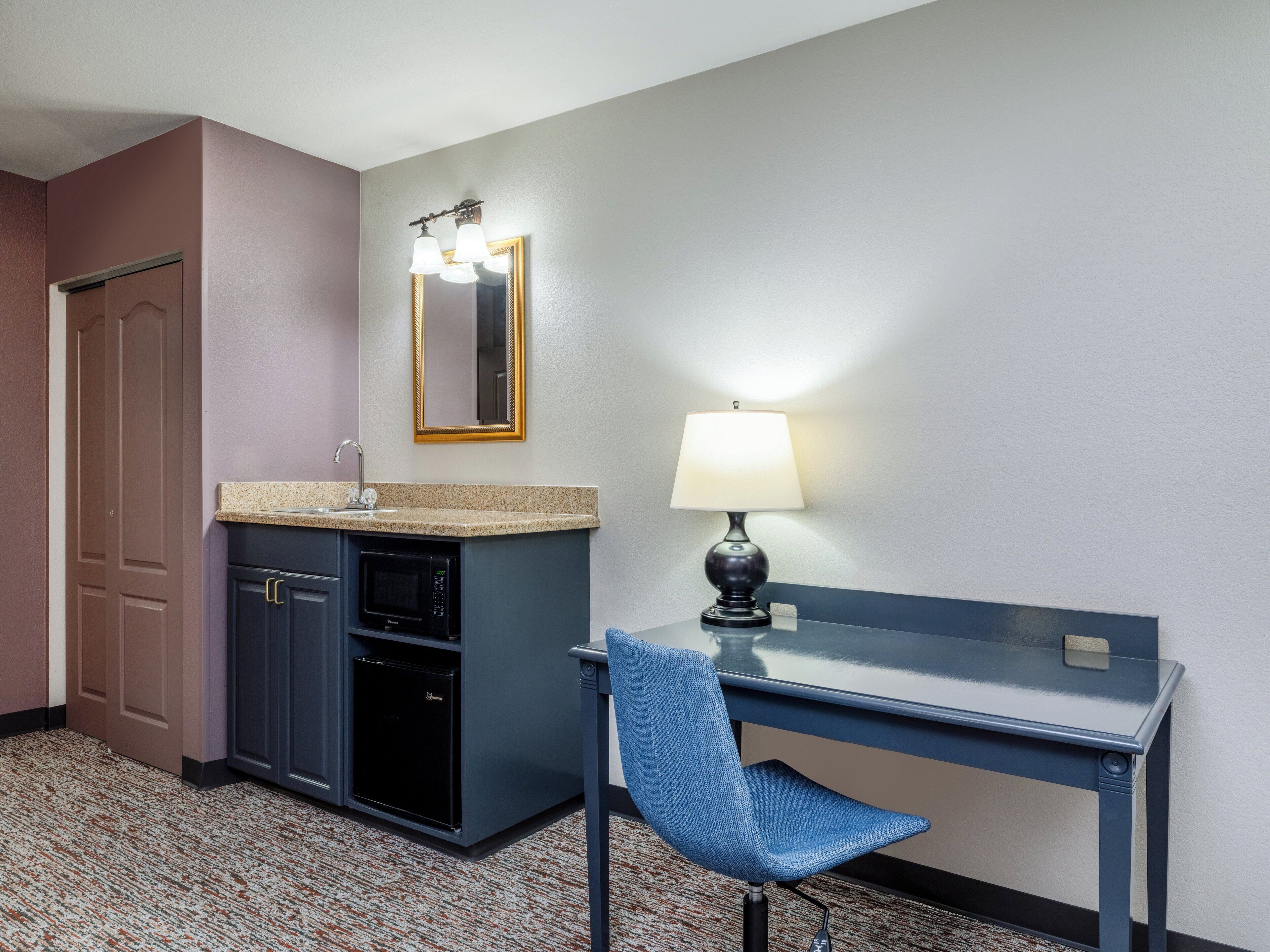 suite, 2 queen beds | premium bedding, pillow-top beds, desk, blackout curtains