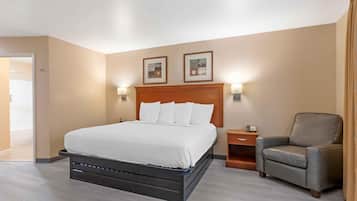 Standard Studio, 1 King Bed, Non Smoking, Refrigerator & Microwave | Individually decorated, individually furnished, desk, iron/ironing board