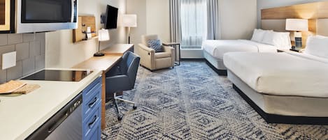 Studio Suite, 2 Queen Beds | Desk, iron/ironing board, cribs (free), rollaway beds (surcharge)