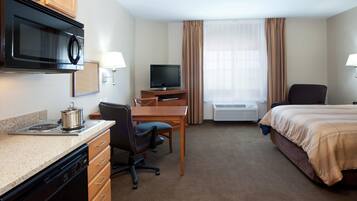 Desk, iron/ironing board, cribs (free), rollaway beds (surcharge)