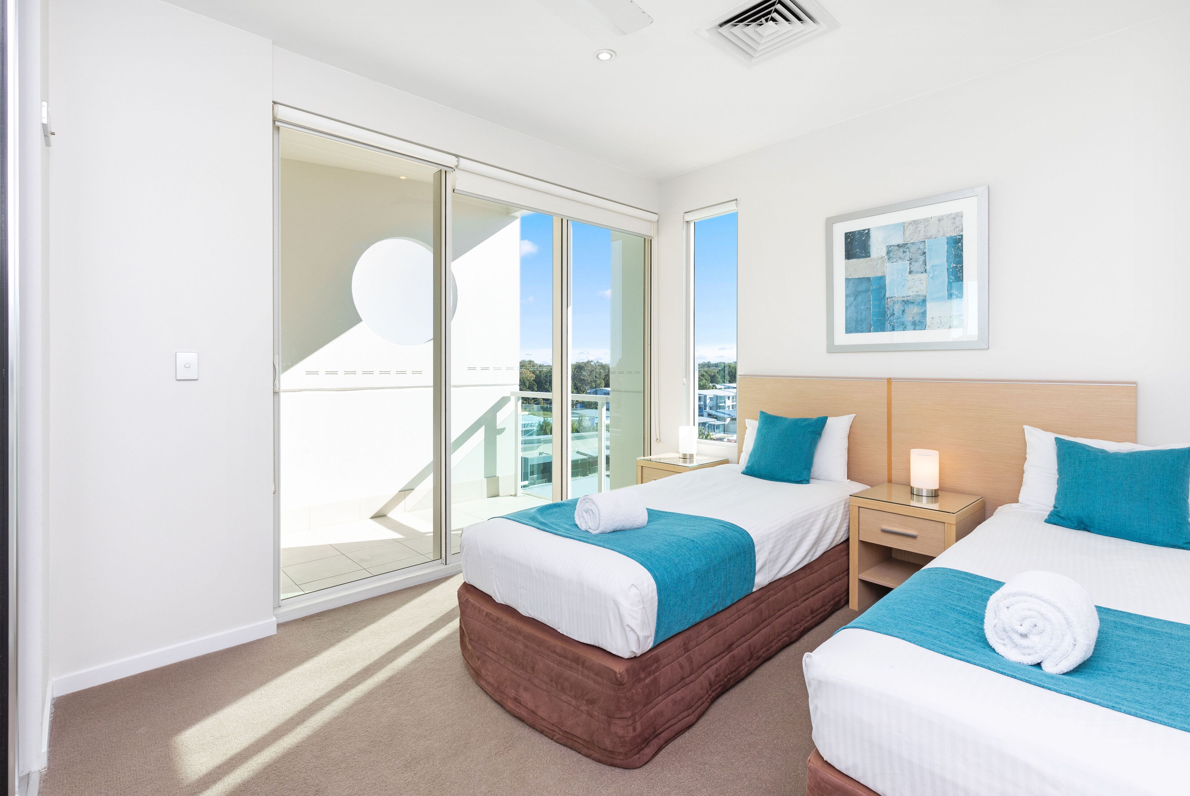 superior penthouse | premium bedding, pillow-top beds, individually furnished, desk