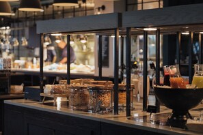 Free daily self-service breakfast 