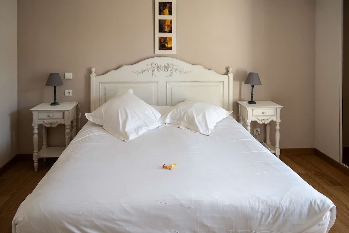 Soundproofing, iron/ironing board, free WiFi, bed sheets
