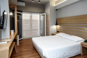 Caja de seguridad en la habitación, wifi gratis y ropa de cama 