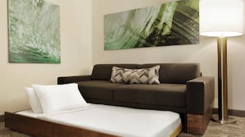 1 bedroom, premium bedding, desk, blackout curtains