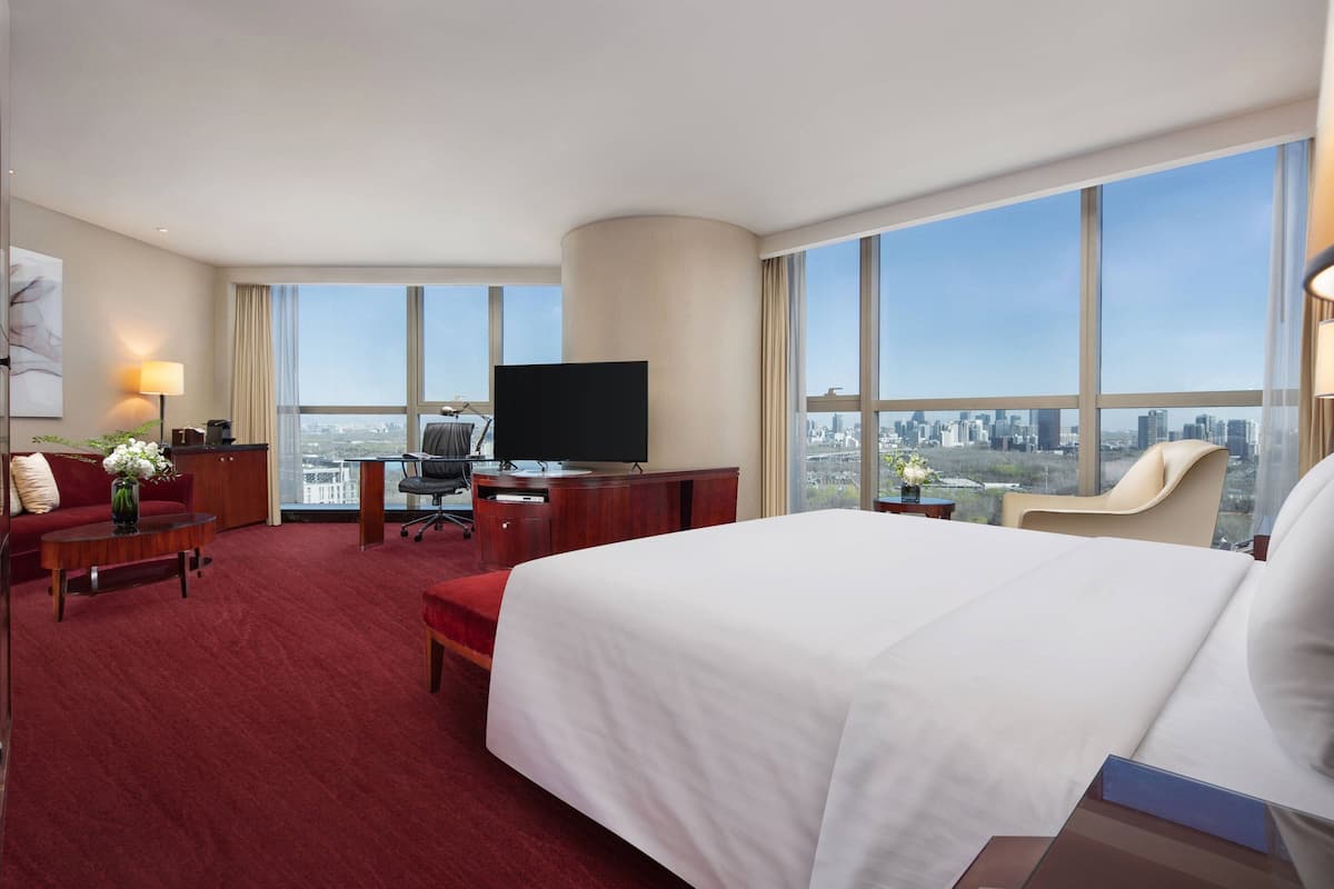 Executive-Studiosuite, 1 King-Bett | Lounge | Lobby-Lounge