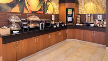 Free buffet breakfast