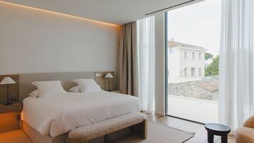 Presidential-penthouselejlighed | Premium-sengetøj, pengeskab på værelset, individuel indretning