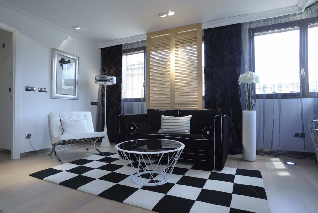 suite san ramón | living area | plasma tv