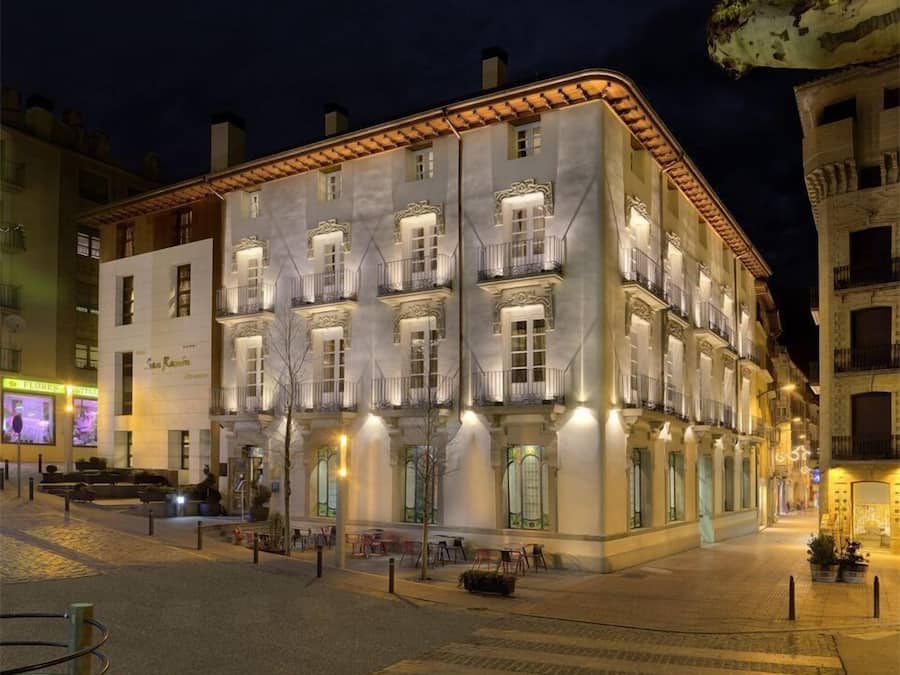 Front of property – evening/night