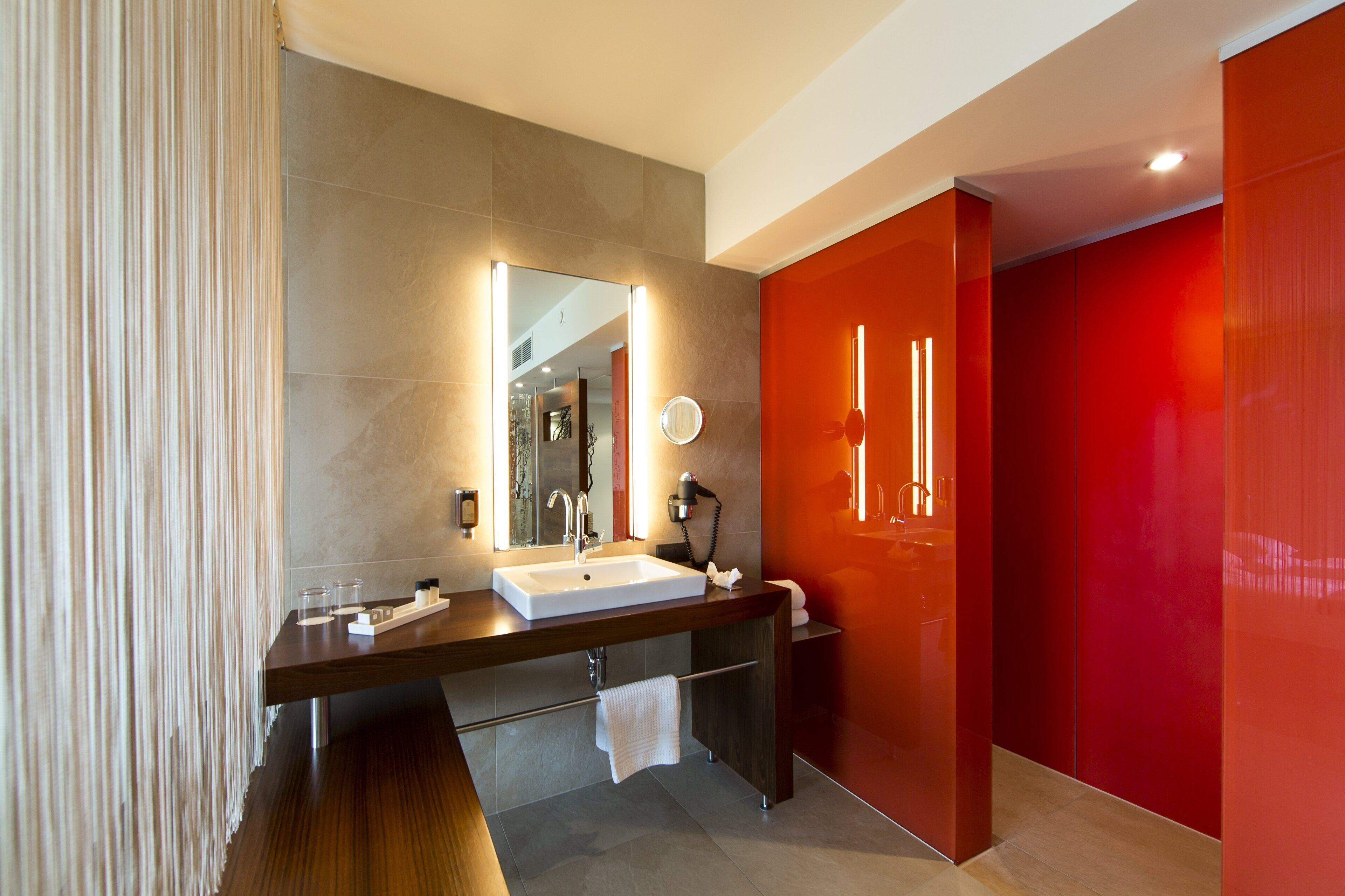 shower, free toiletries, hair dryer, bathrobes