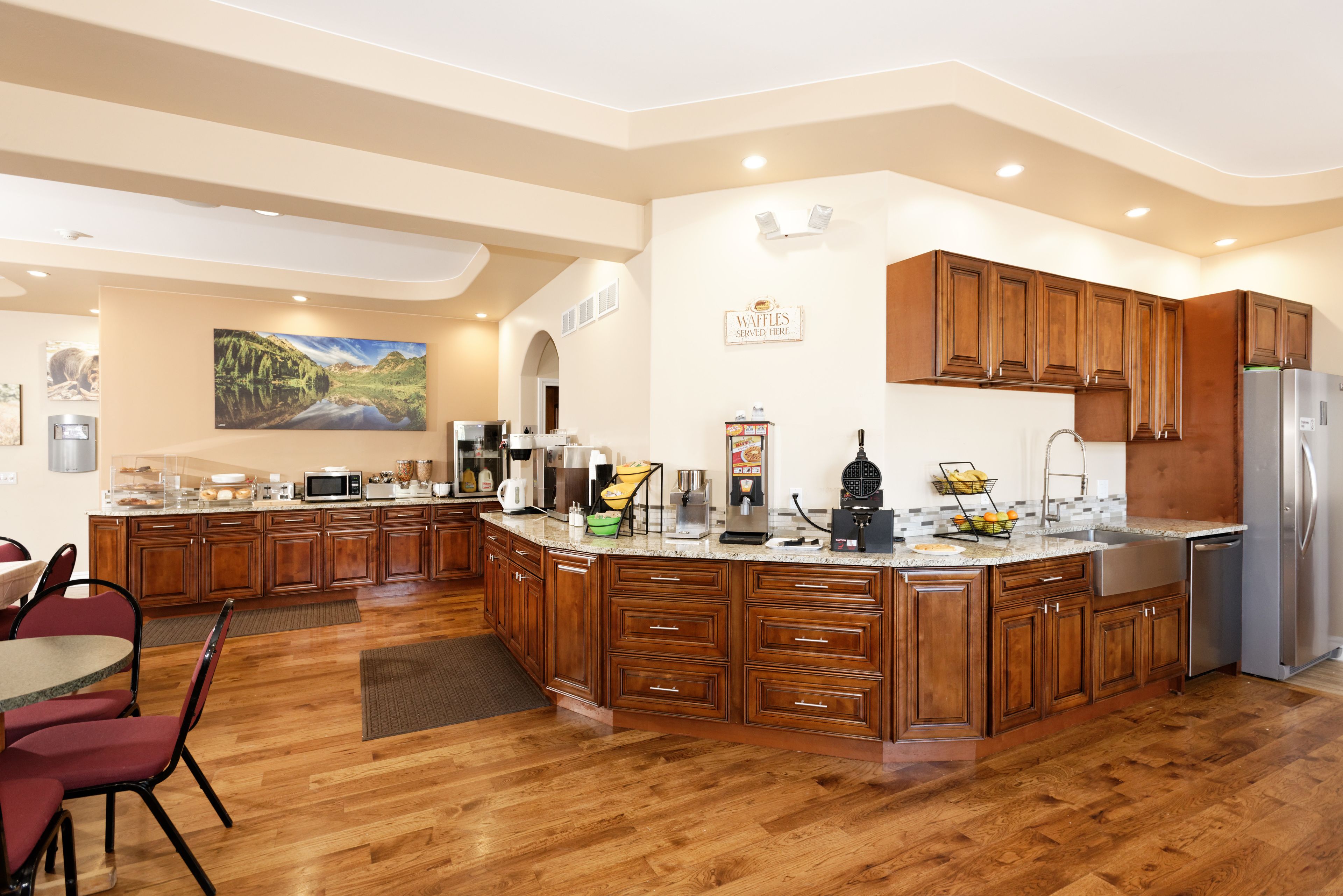 Kontinental frokost er inkludert hver dag