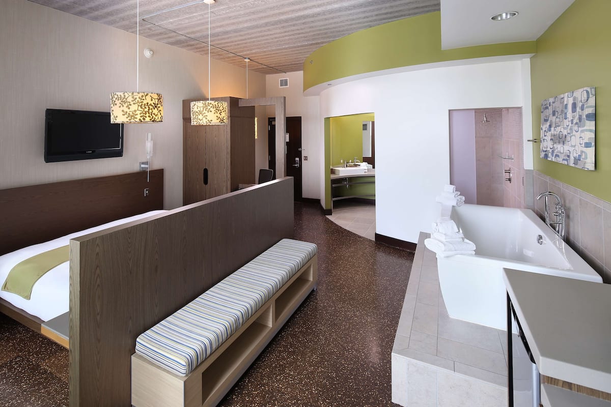 Chambre Deluxe, 1 trĂšs grand lit | Salle de bain
