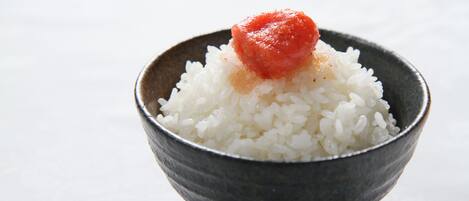 Daily Japanese breakfast (JPY 1500 per person)