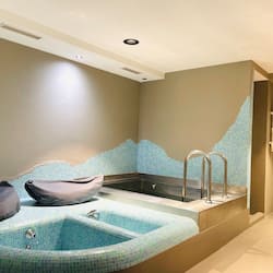 Sauna, hot tub, steam room, body treatments, hot stone massages