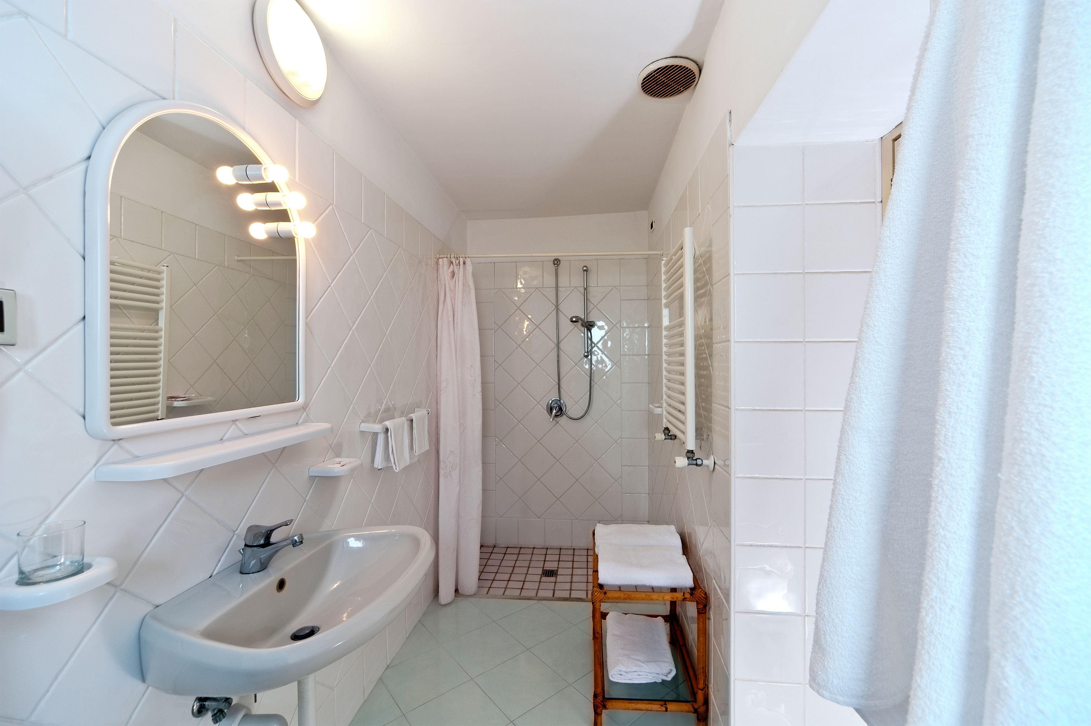 free toiletries, hair dryer, towels