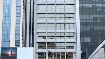 Majoituspaikan julkisivu