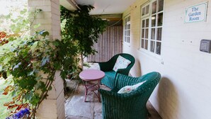 Double Room, 1 King Bed, Ensuite, Garden Area (The Garden Room) | Terrace/patio - Bluebell House (Windsor)