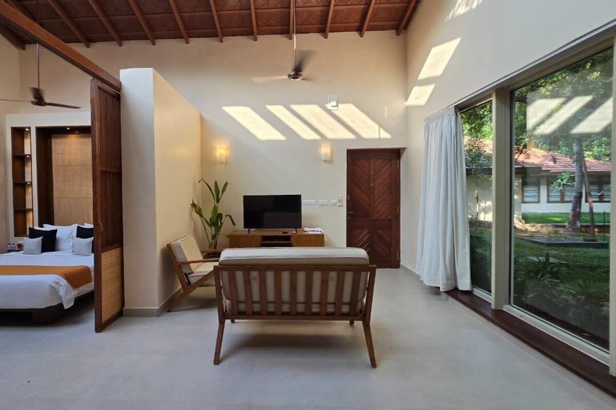 Bangalô família | Área de estar | TV LCD 32 polegadas com canais digitais, TV