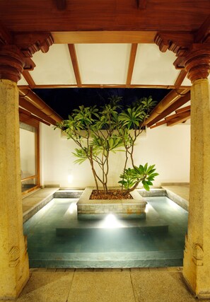 Luxury Plunge Pool Villa | Premium bedding, pillow-top beds, minibar, in-room safe