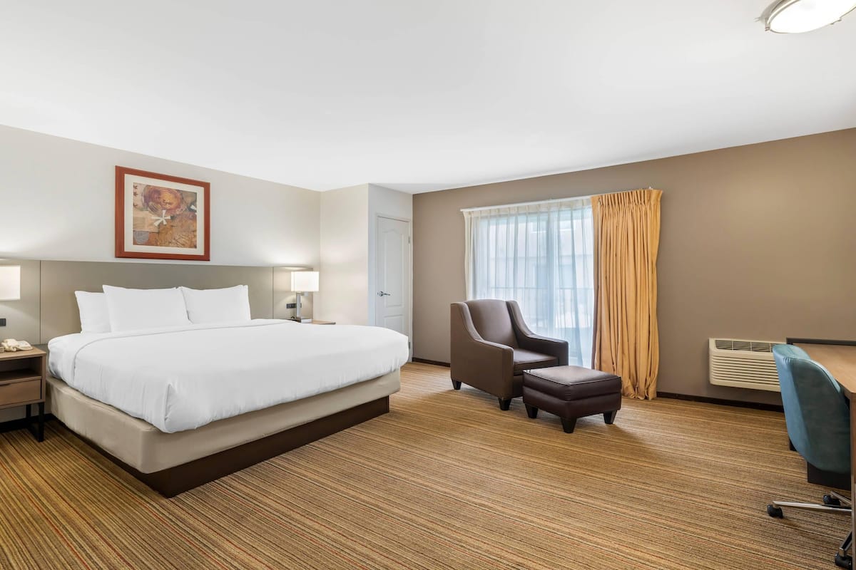 Premium bedding, in-room safe, individually decorated