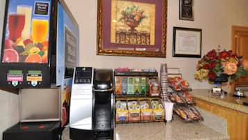 Free daily on-the-go breakfast