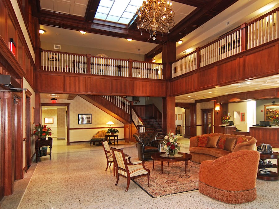 Zona de estar del vestíbulo