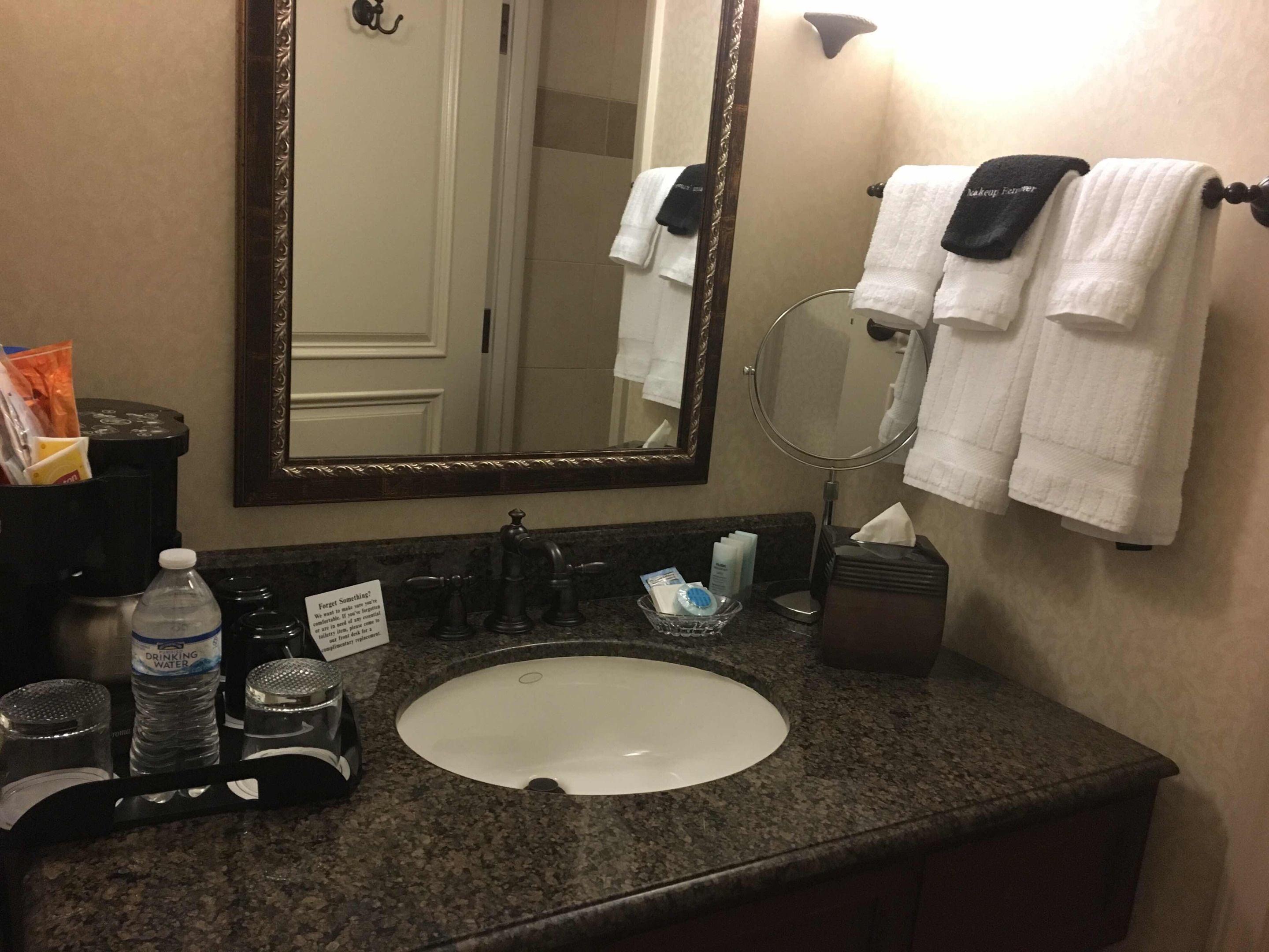 hair dryer, bathrobes, towels