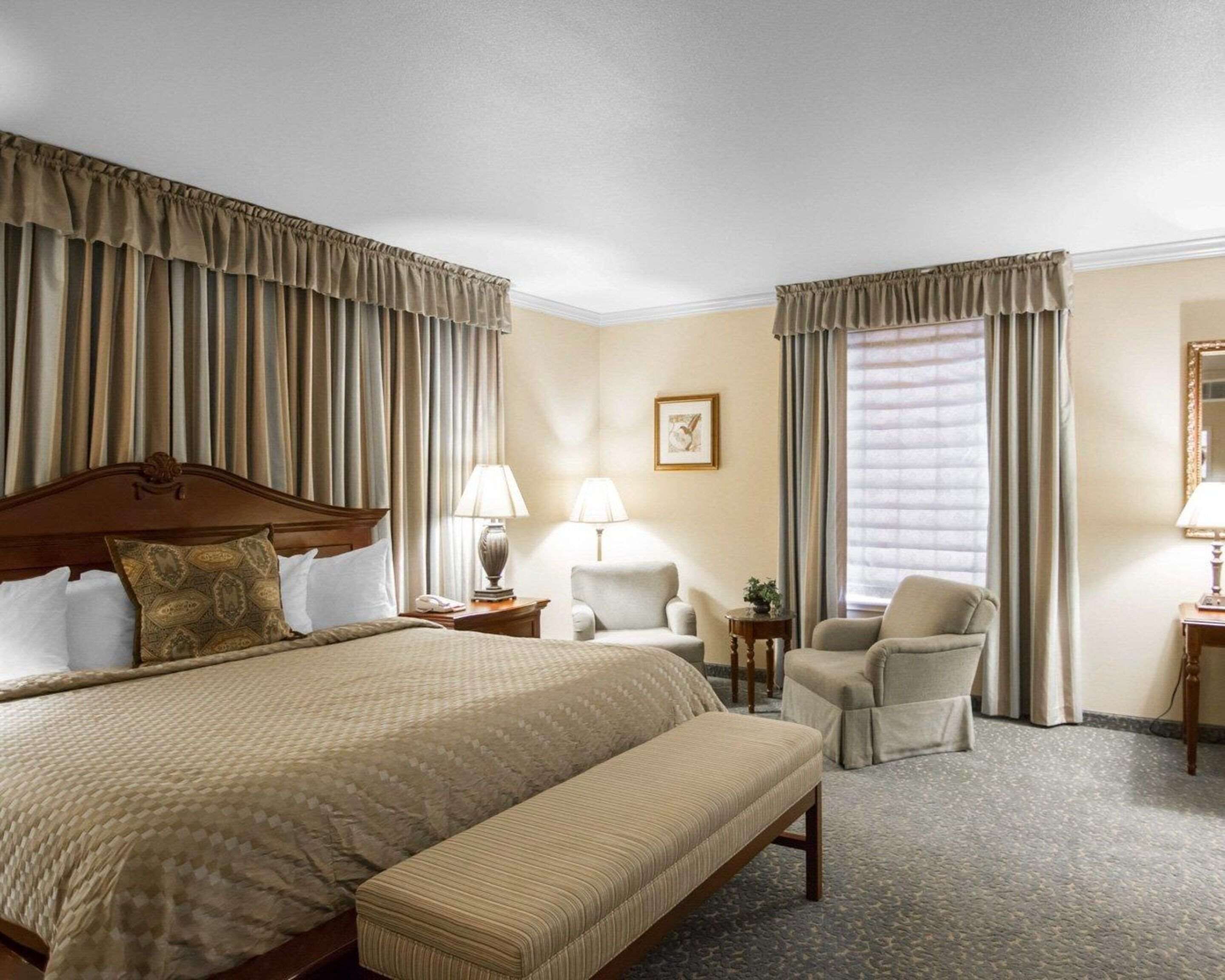 in-room safe, desk, blackout curtains, soundproofing