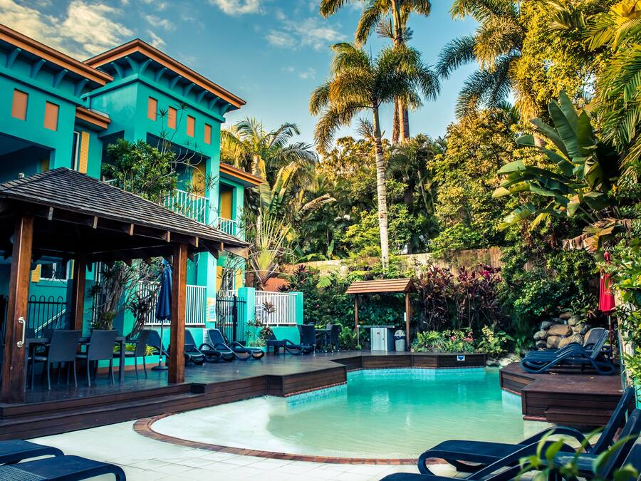 Outdoor pool, open 7:00 AM to 9:00 PM, pool umbrellas, sun loungers