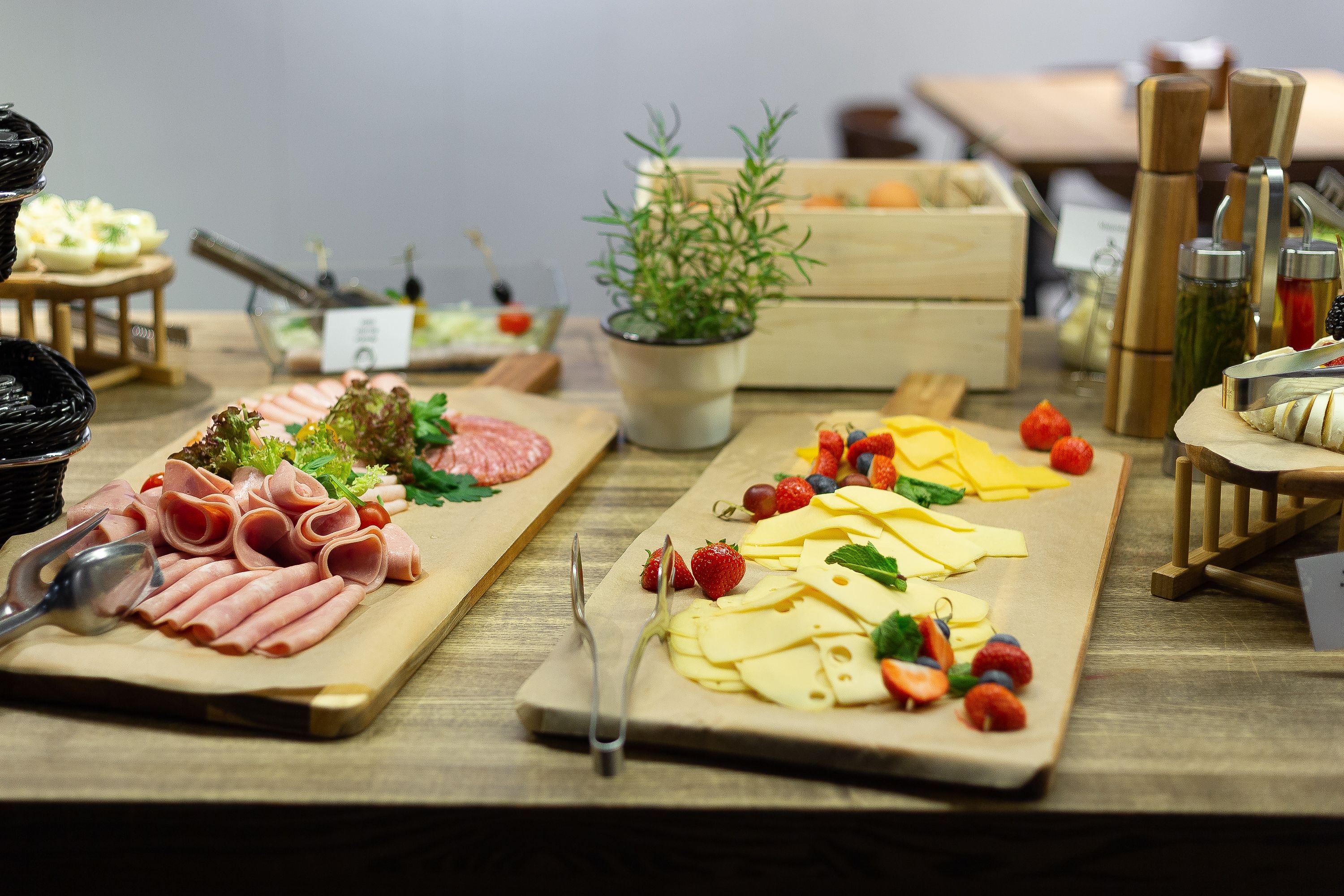 daily buffet breakfast (eur 7 per person)