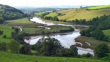 Blick von der Unterkunft