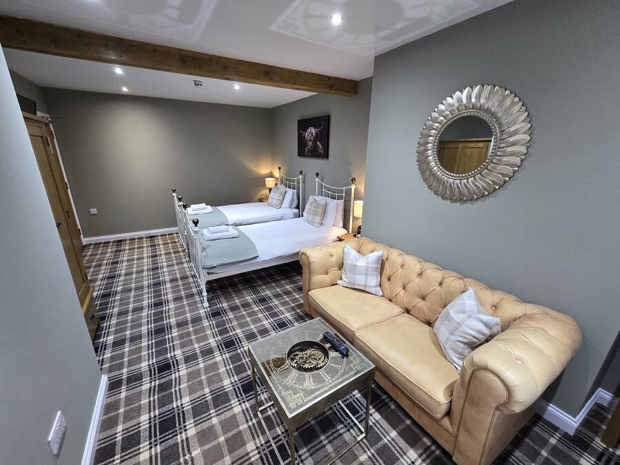 Chambre Standard avec lits jumeaux, salle de bain attenante