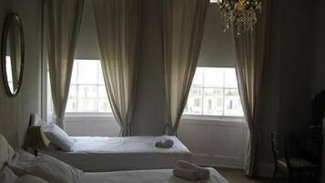 Basic Twin Room,Lower Ground Floor, Shower in room and shared toilet | In-room safe, free WiFi, bed sheets