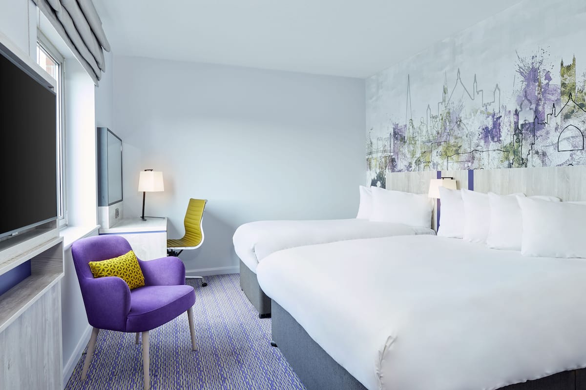 superior, one double and one single bed | in-room safe, desk, iron/ironing board, free wifi