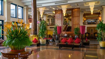 Sala de estar en el lobby