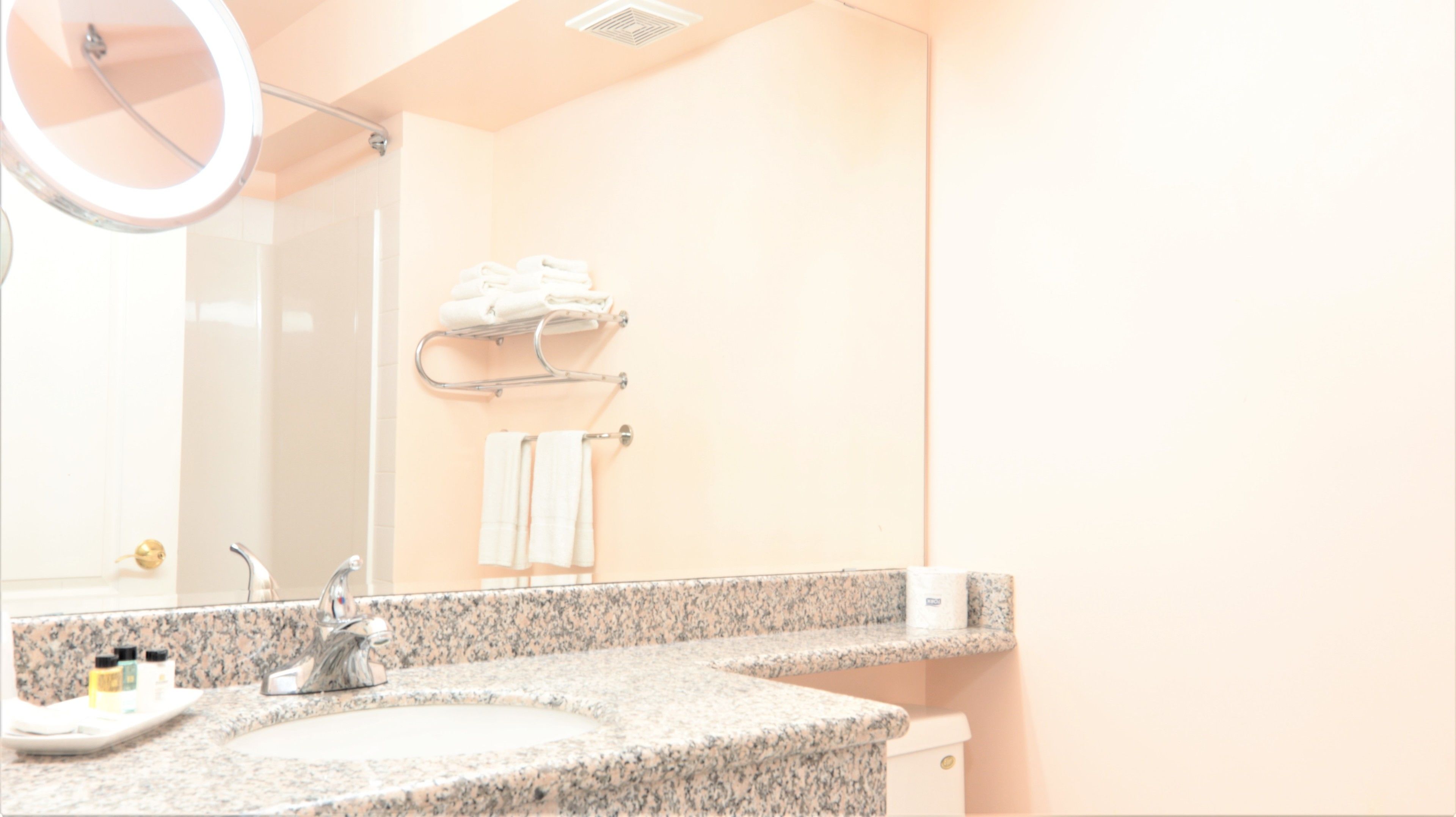 premium comfort room, 1 king bed | bathroom | combined shower/bathtub, deep-soaking bathtub, free toiletries