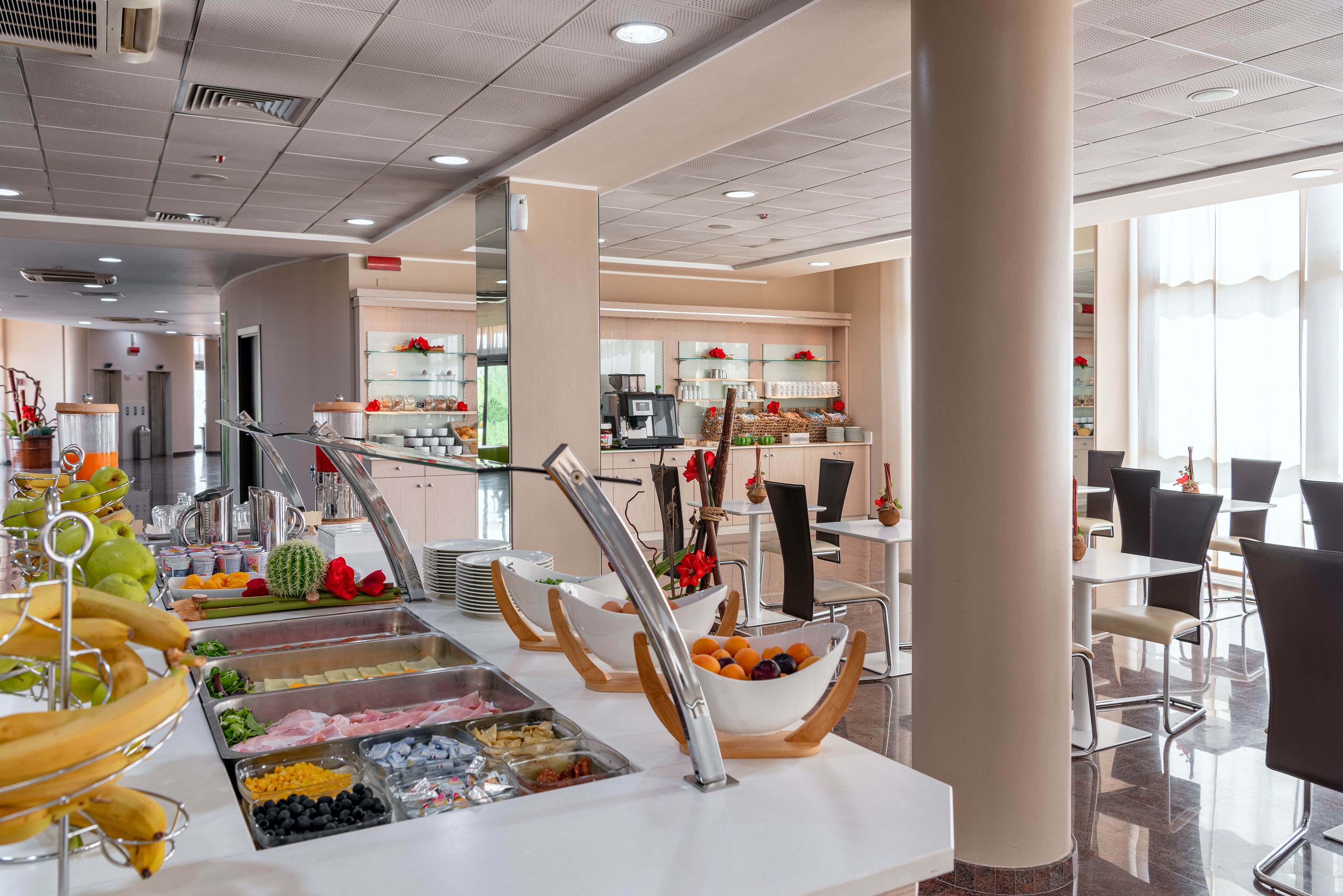 daily buffet breakfast (eur 9.5 per person)