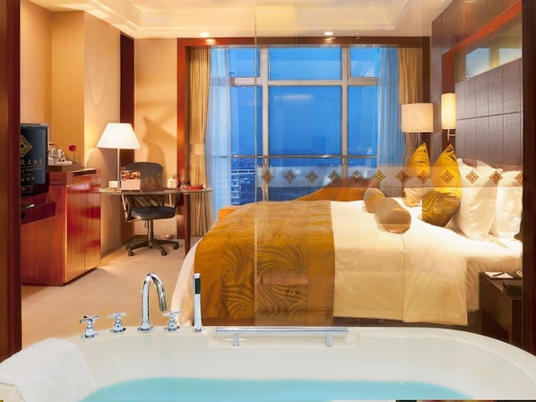 Minibar, in-room safe, desk, blackout curtains
