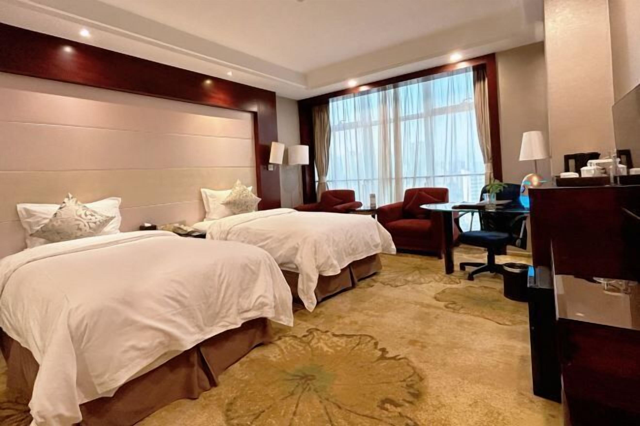 Minibar, in-room safe, desk, blackout curtains