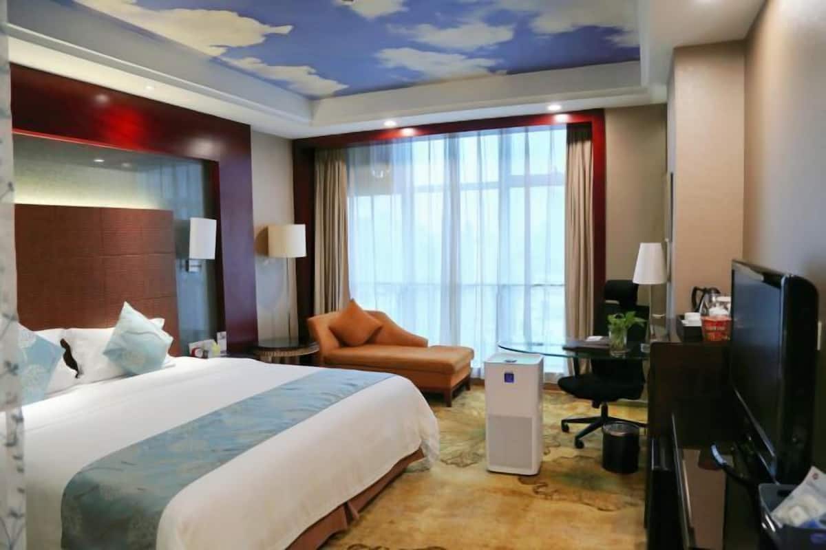 Minibar, in-room safe, desk, blackout drapes