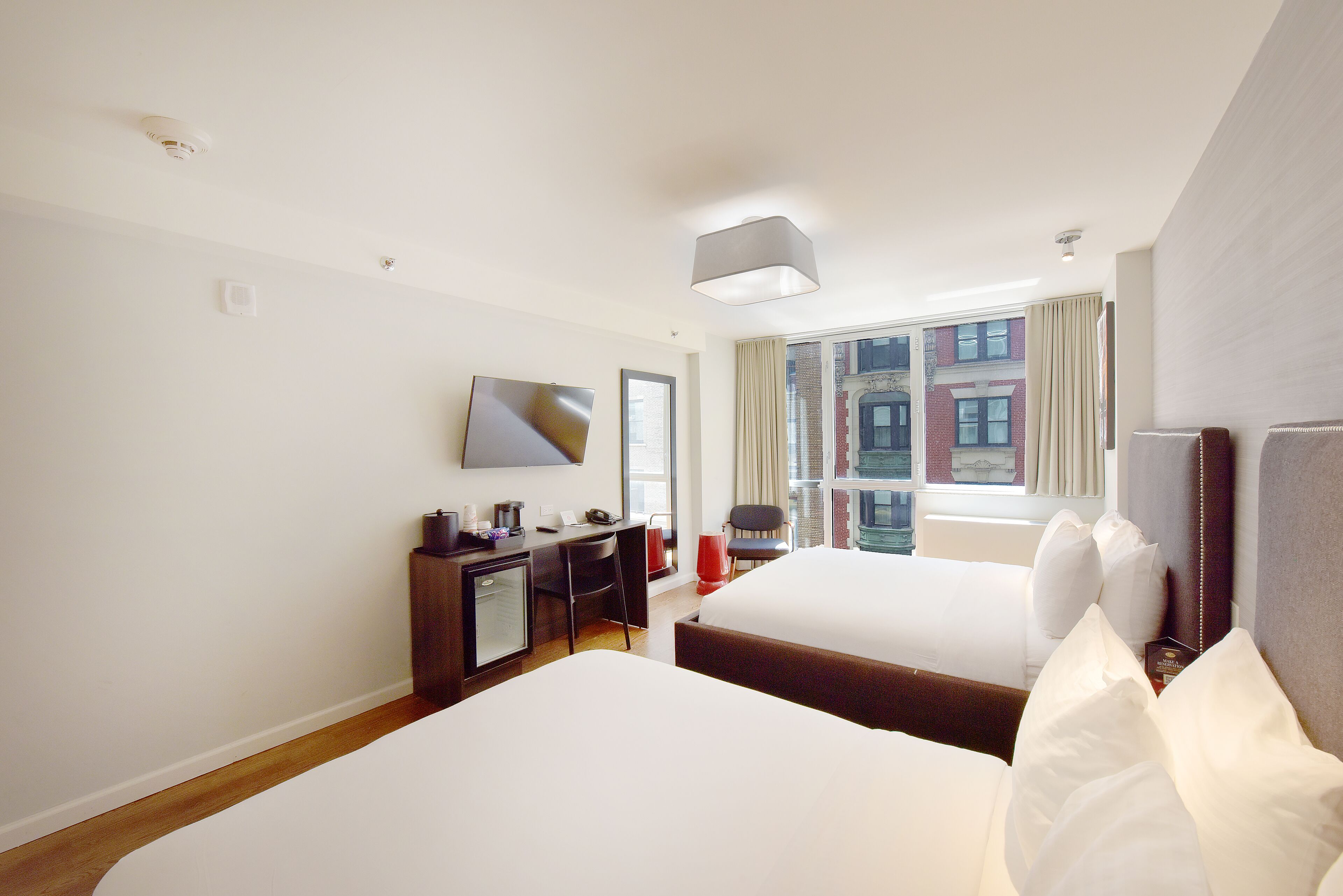 double queen deluxe | minibar, in-room safe, desk, soundproofing