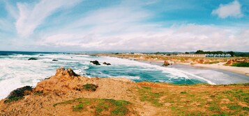 En la playa