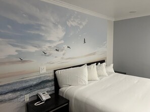 Chambre Standard, 1 très grand lit | Couette en duvet, décor unique, ameublement unique