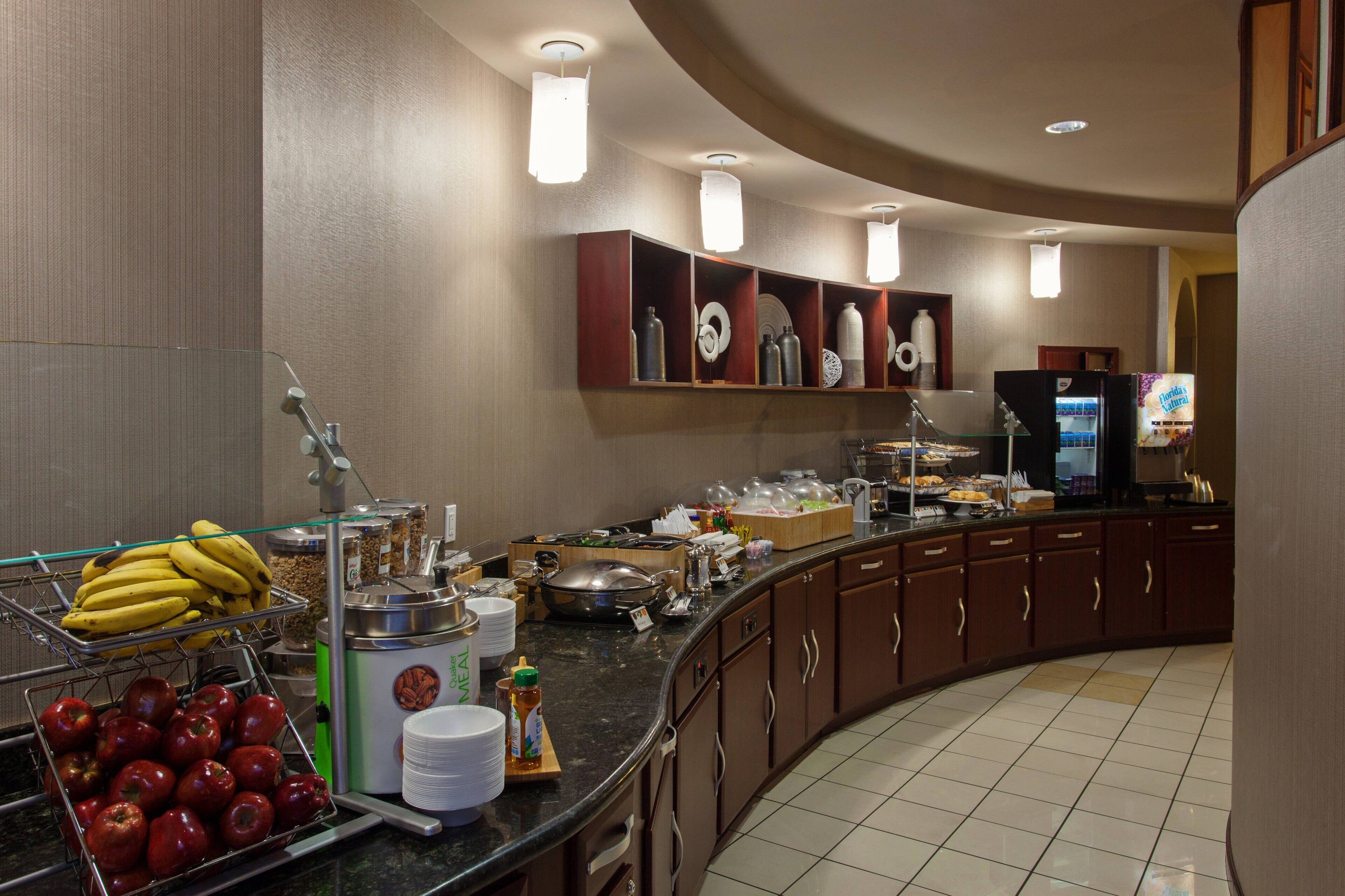 free daily buffet breakfast