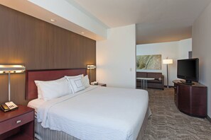 Studio, 1 King Bed with Sofa bed | Iron/ironing board, free cribs/infant beds, free WiFi, bed sheets