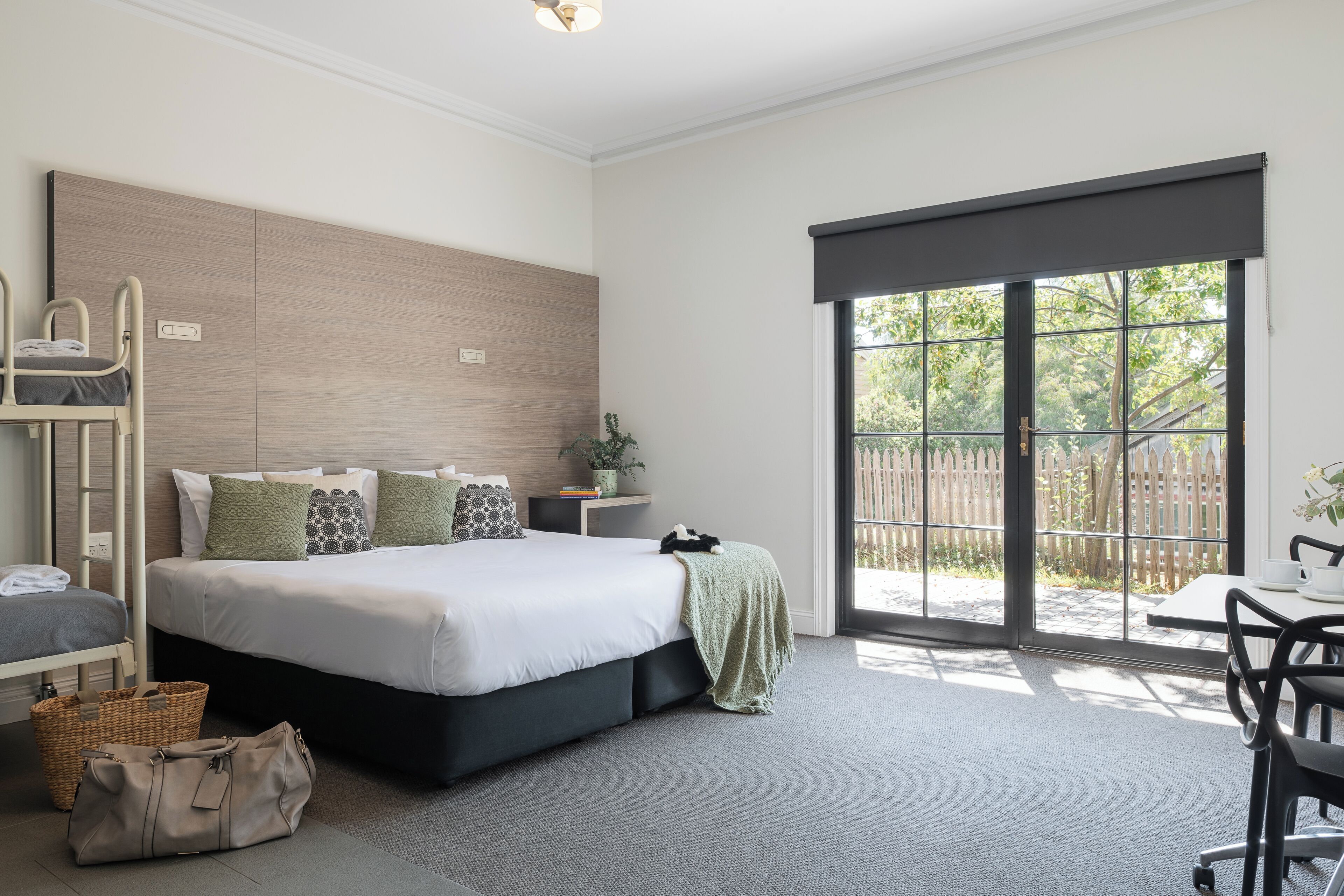 colonial family room | iron/ironing board, bed sheets